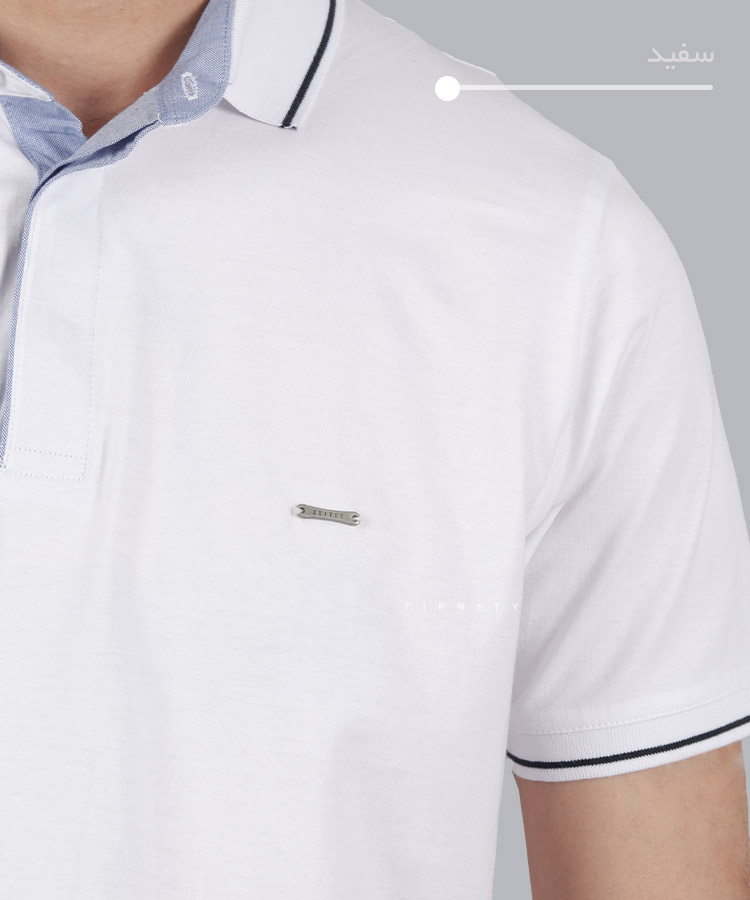                                                             زیتونی لجنی سبز نوک مدادی زرشکی سورمه ای آجری سفید مشکی تیشرت یقه دار 0556  - تصویر 14