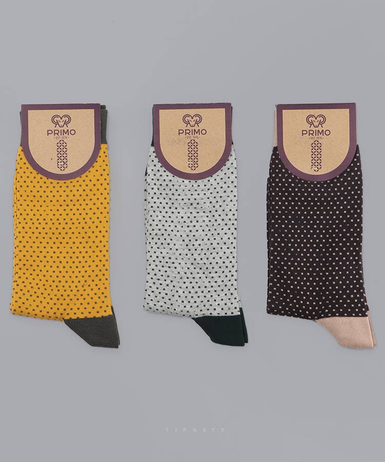 جوراب ساق بلند مردانه طرح دار 9802