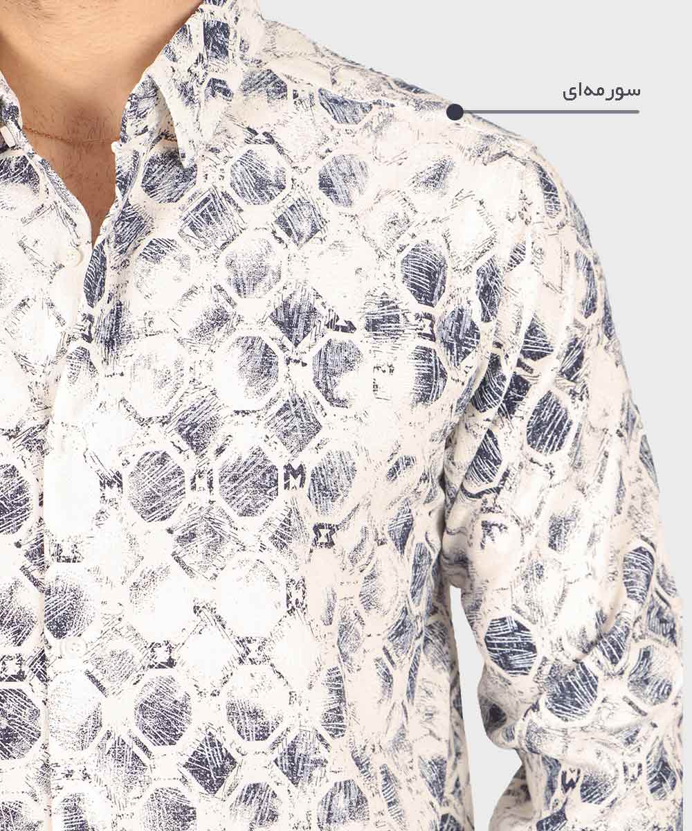           نوک مدادی خاکی سورمه ای مشکی پیراهن لش 0360  - تصویر 7