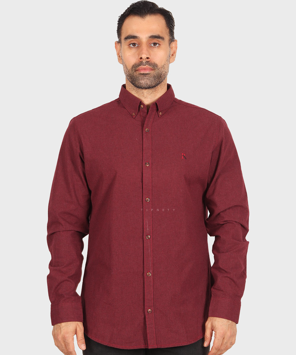 پیراهن مردانه پشمی ساده 2374