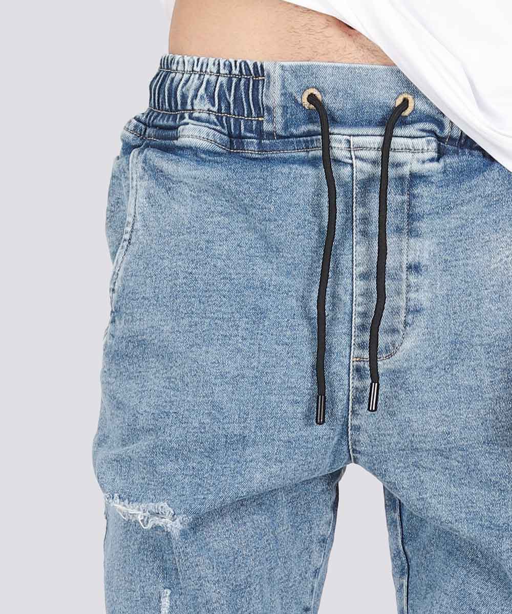         آبی شلوار جین اسلش 5185  - تصویر 3