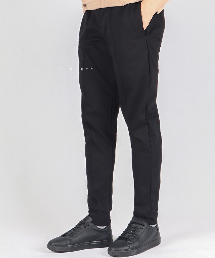                         مشکی ملانژ شلوار پارچه ای مام استایل 1435  - تصویر 3