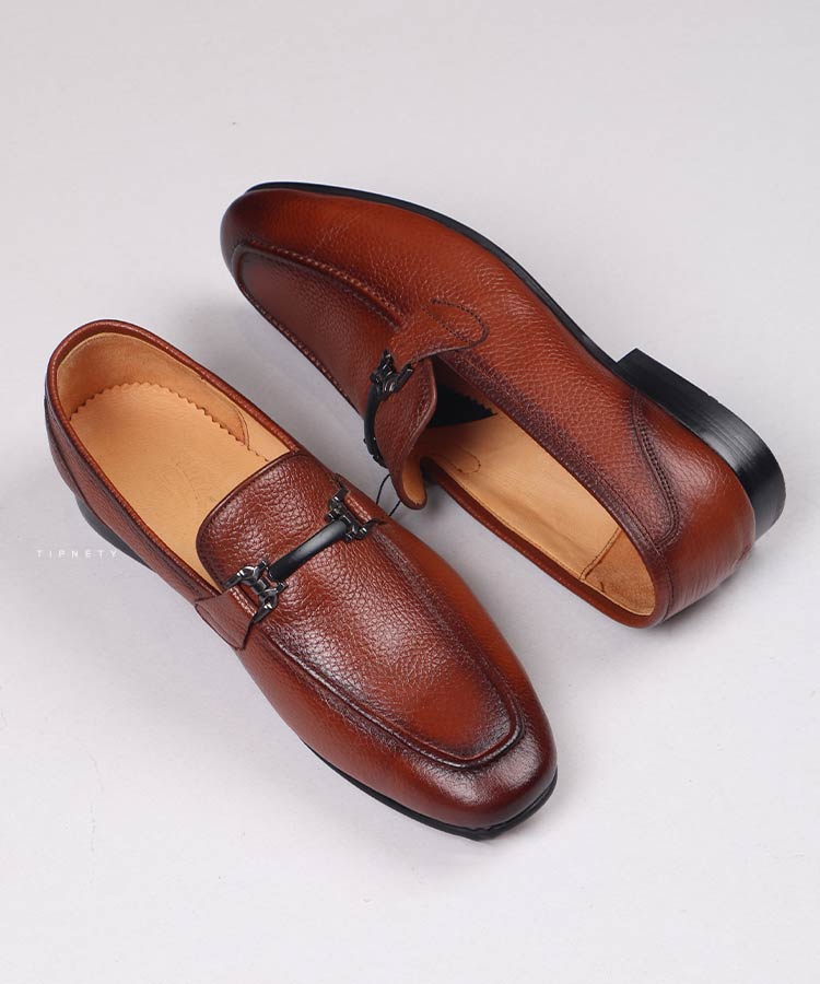               مشکی عسلی کفش کالج 0122  - تصویر 4