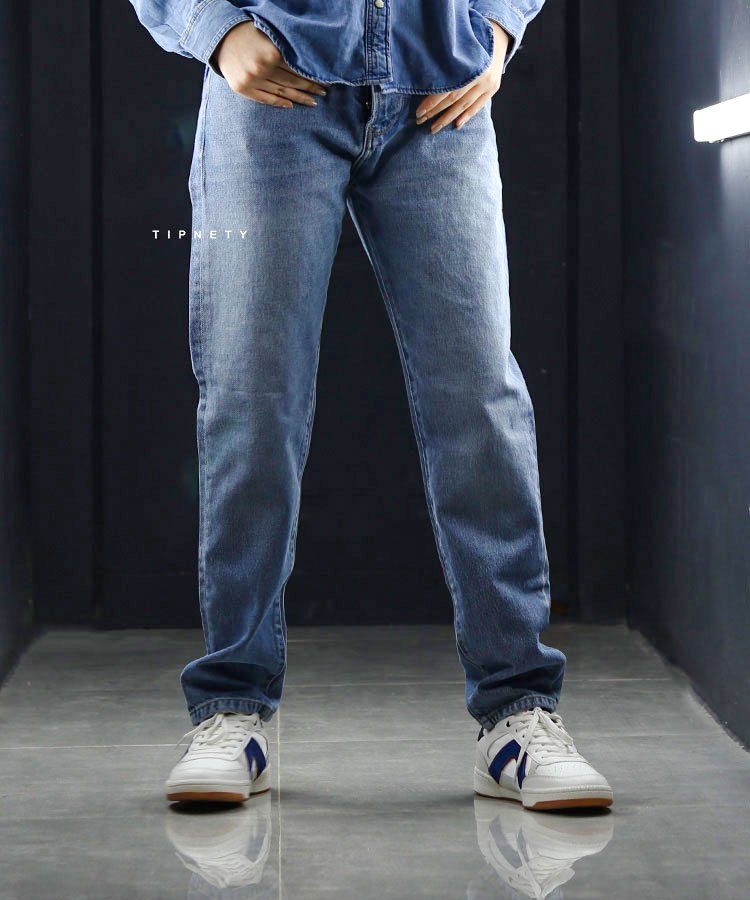 شلوار جین مام استایل مردانه آبی روشن 0154