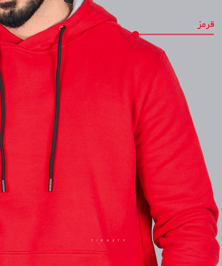                     قرمز پاییزه هودی 3072  - تصویر 3