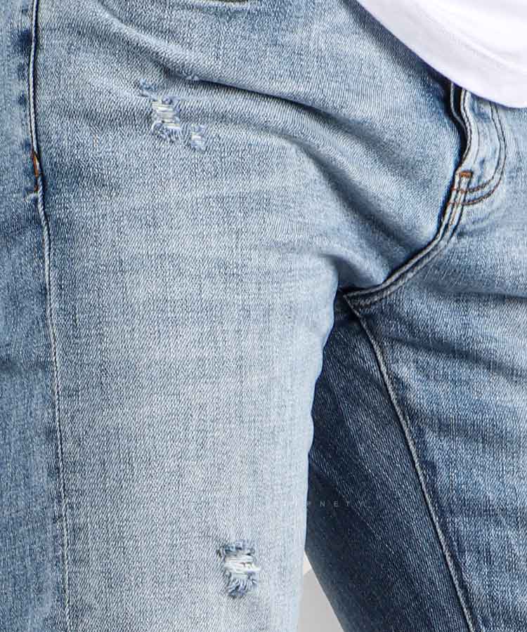                                 آبی شلوار جین اسکینی 5067  - تصویر 3