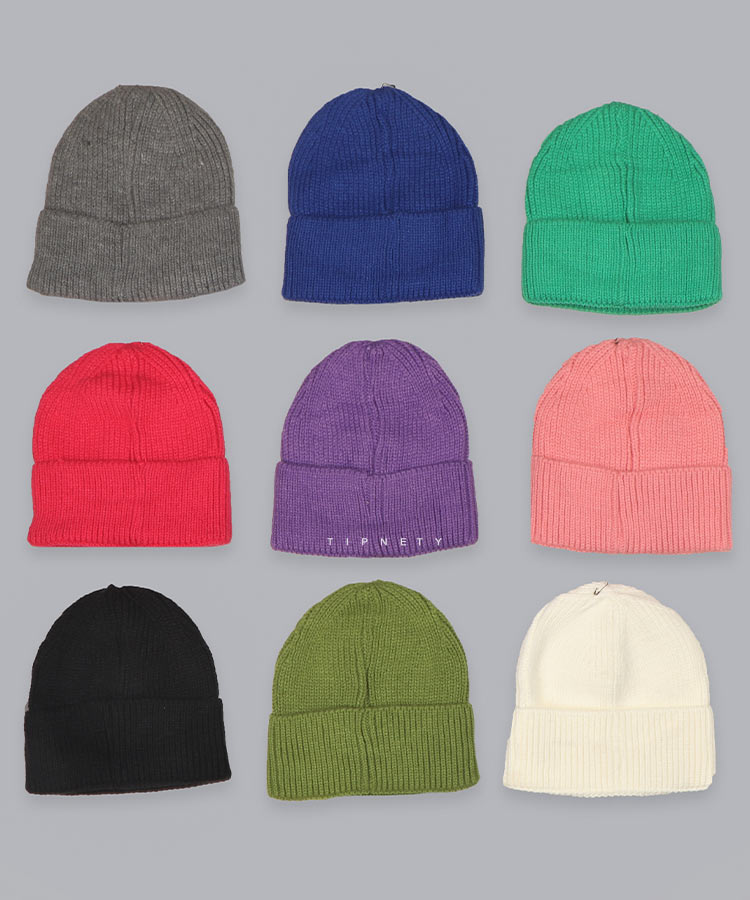 کلاه بافتنی زمستانه و ساده 0338