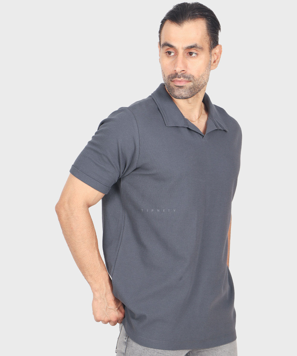                                     کرم روشن سورمه ای دودی صدری خاکی یشمی آبی روشن مشکی تیشرت یقه دار 1741  - تصویر 10