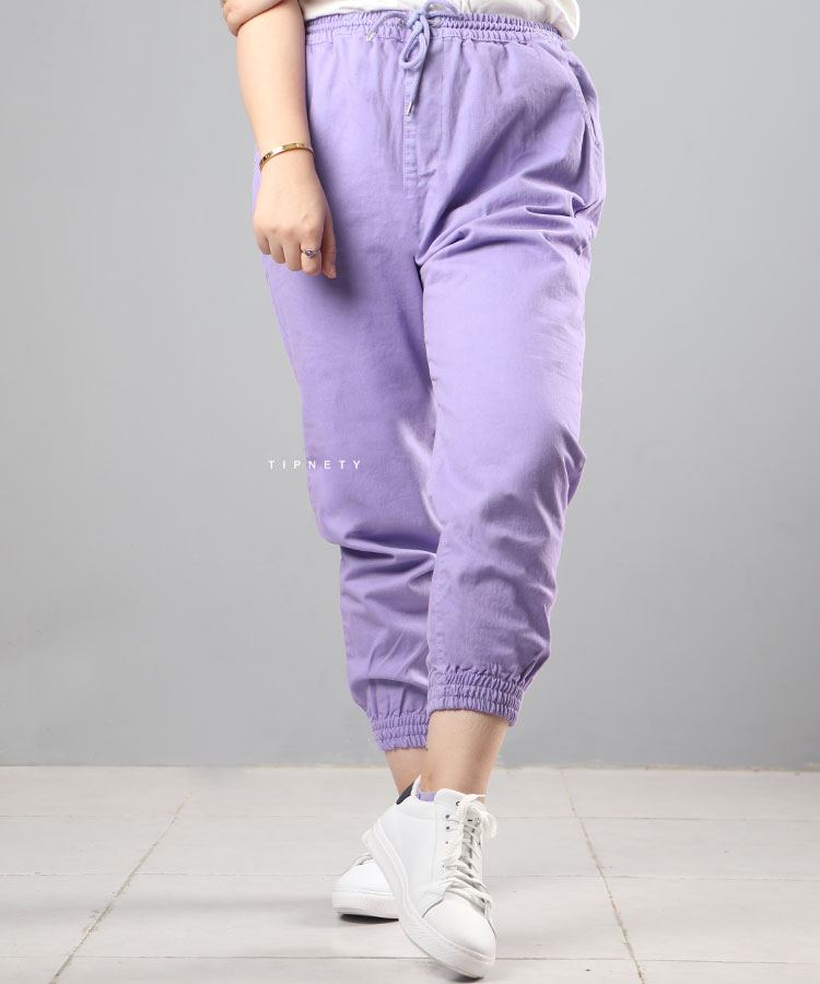 شلوار جاگر زنانه کتان 0363