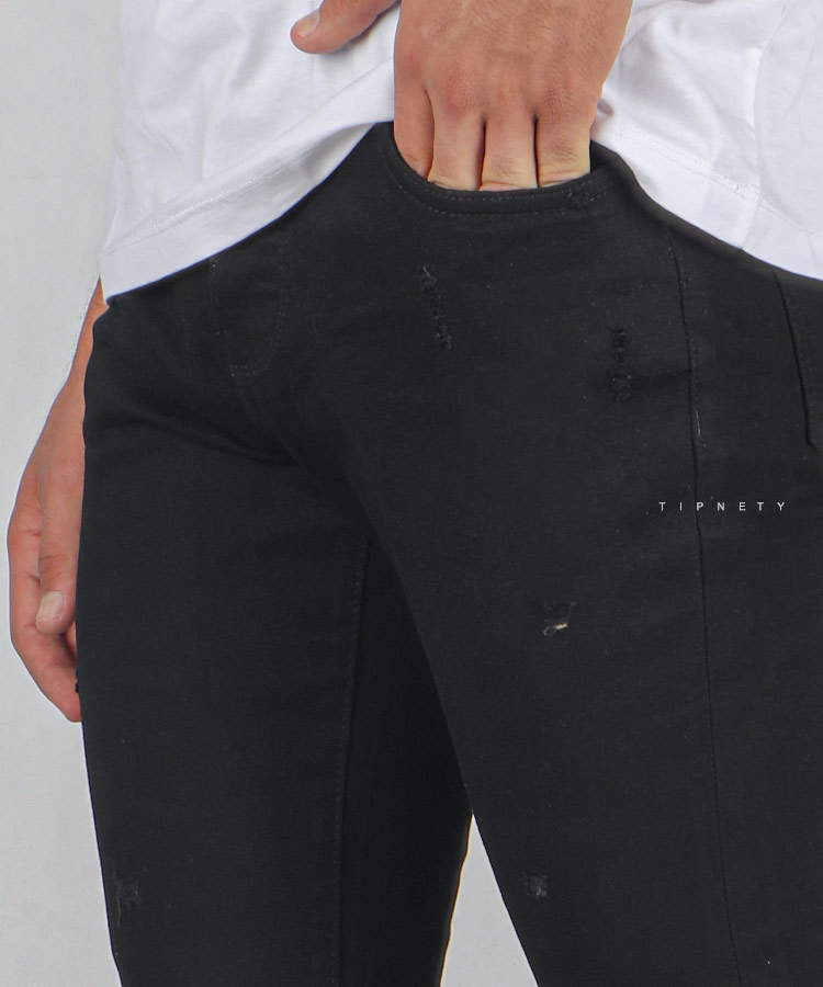                         مشکی شلوار جین اسکینی 3663  - تصویر 3