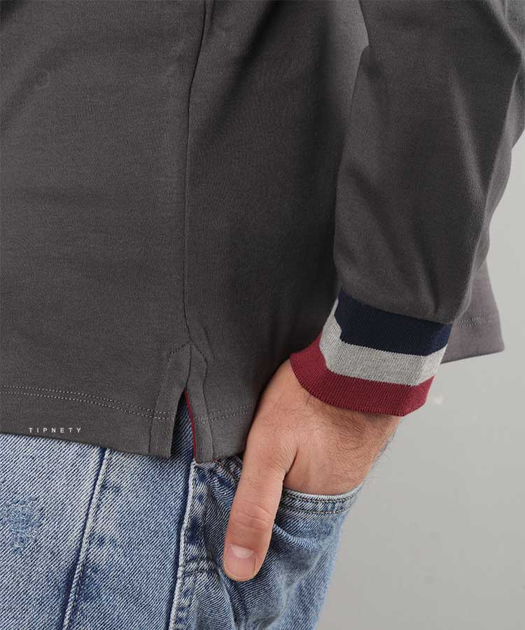                                                                                                                                                                                                 فرمی خاکی مشکی دودی سورمه ای پاییزه تیشرت 0457  - تصویر 11