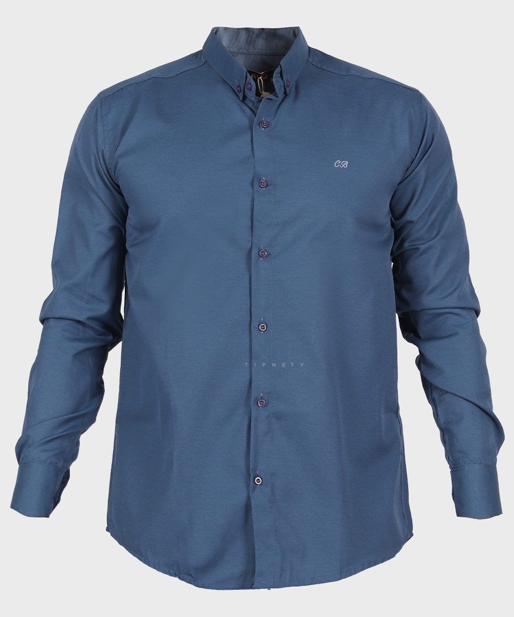 پیراهن مردانه آستین بلند ساده 0108