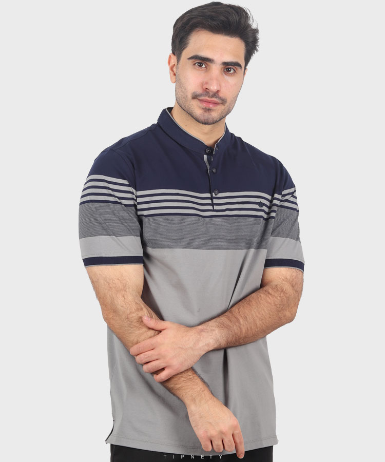 تیشرت یقه دیپلمات مردانه رینگر 7815