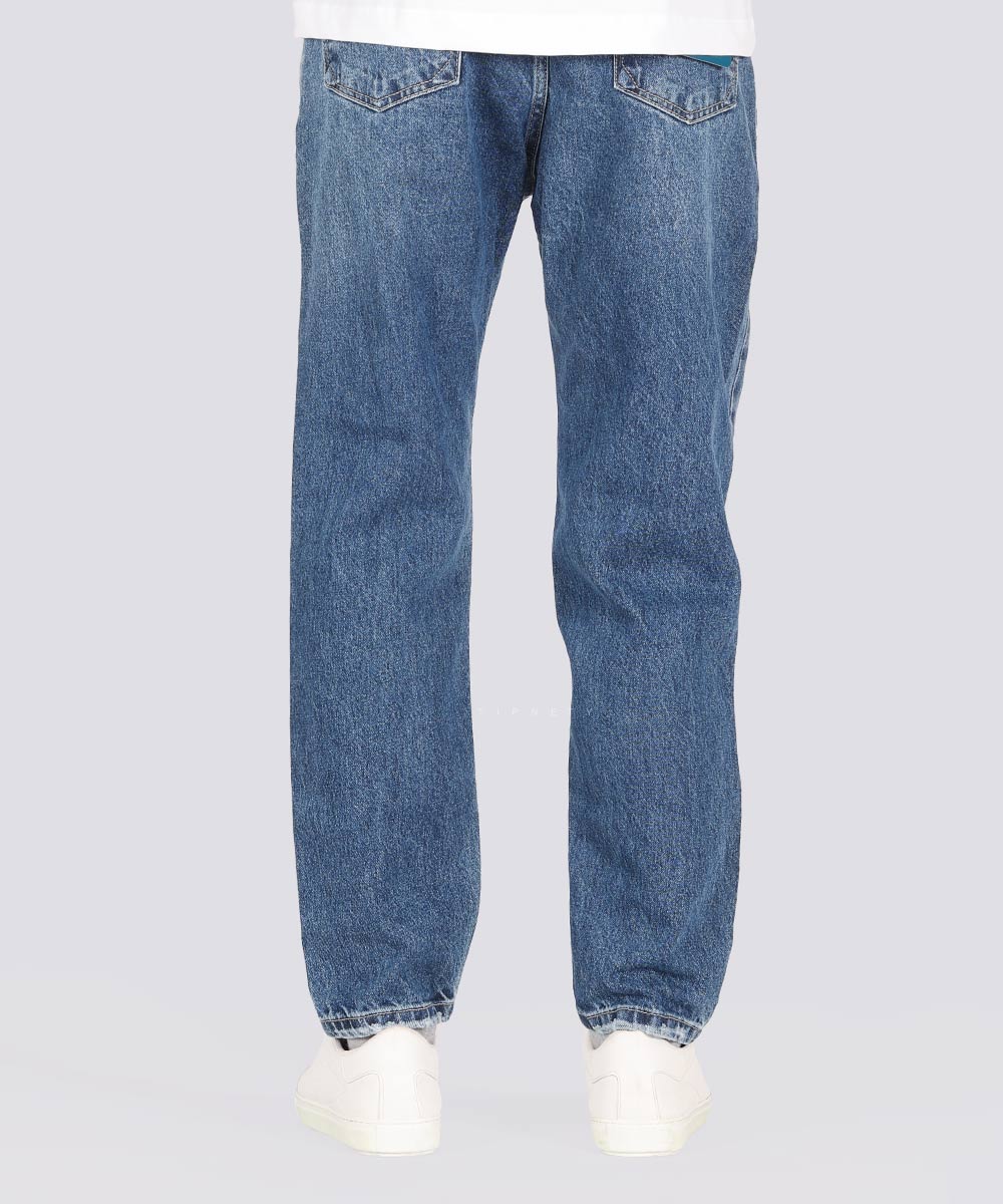     آبی شلوار جین مام فیت 3147  - تصویر 3