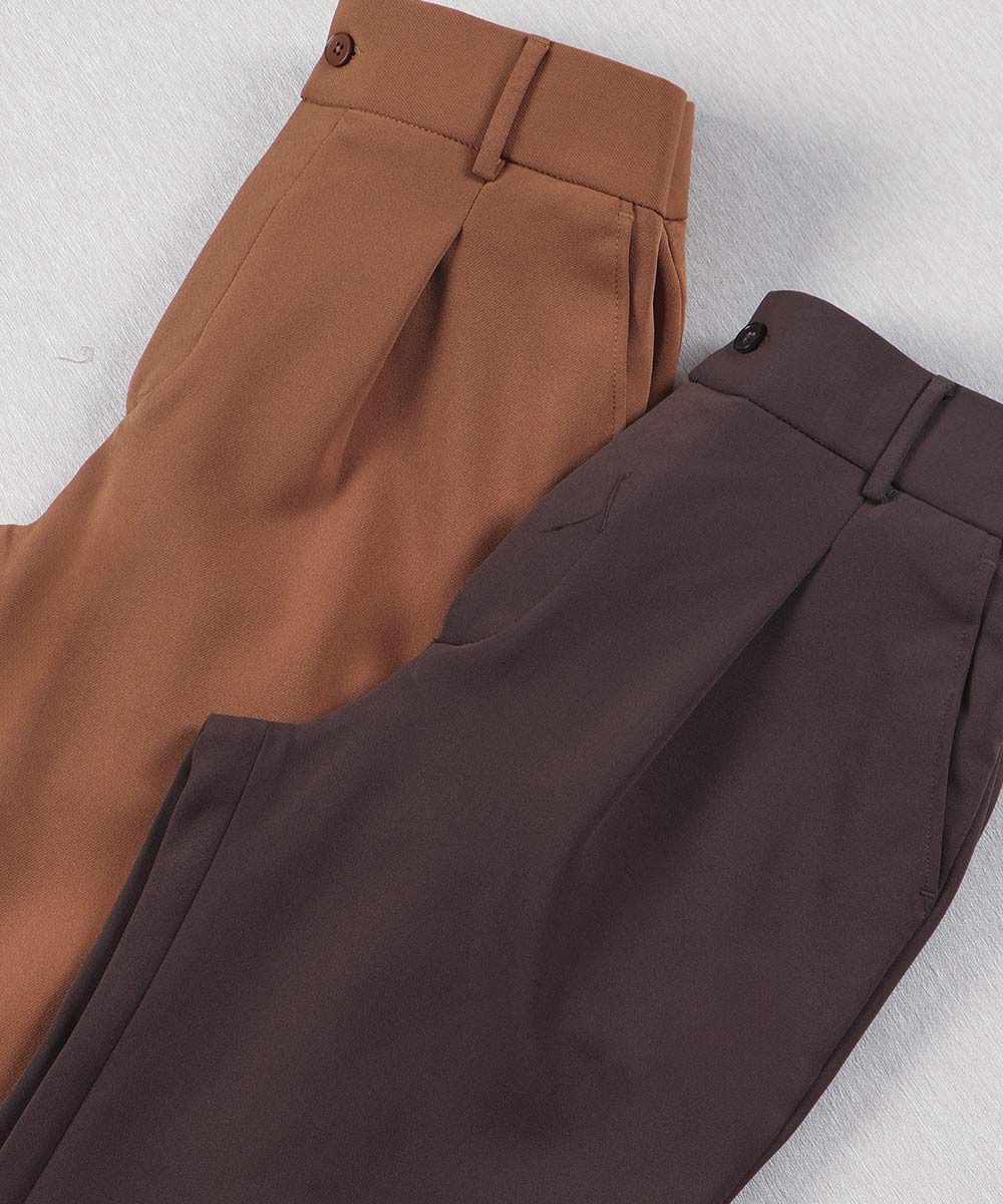 شلوار پارچه ای بگ مردانه پیله دار 0921