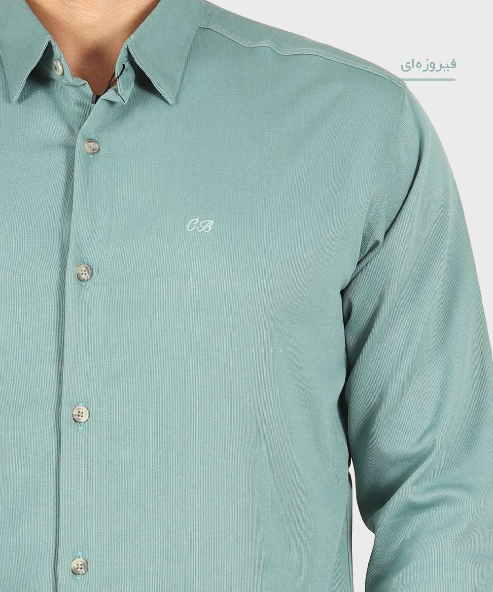                                                                                 مشکی طوسی روشن سورمه ای لجنی نفتی نسکافه ای فیروزه ای پیراهن آستین بلند فیت 0367  - تصویر 8