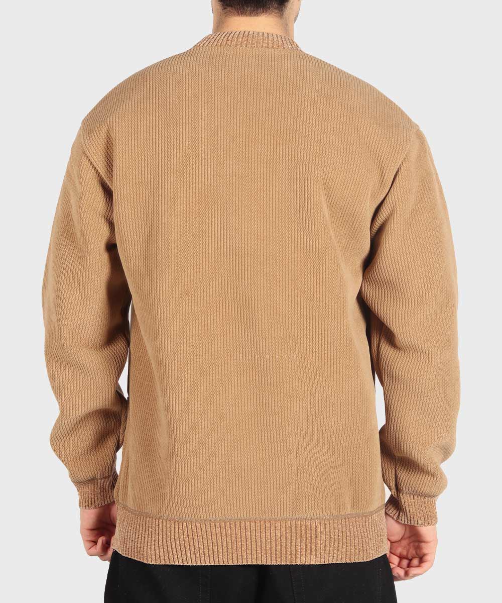 مشکی عسلی شیری پاییزه پلیور 7135  - تصویر 7