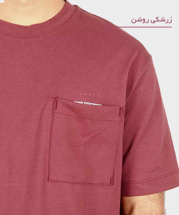                                                                                                 طوسی سفید سورمه ای مشکی آبی چرک زرشکی روشن سبز آبی تیشرت لش 2530  - تصویر 11