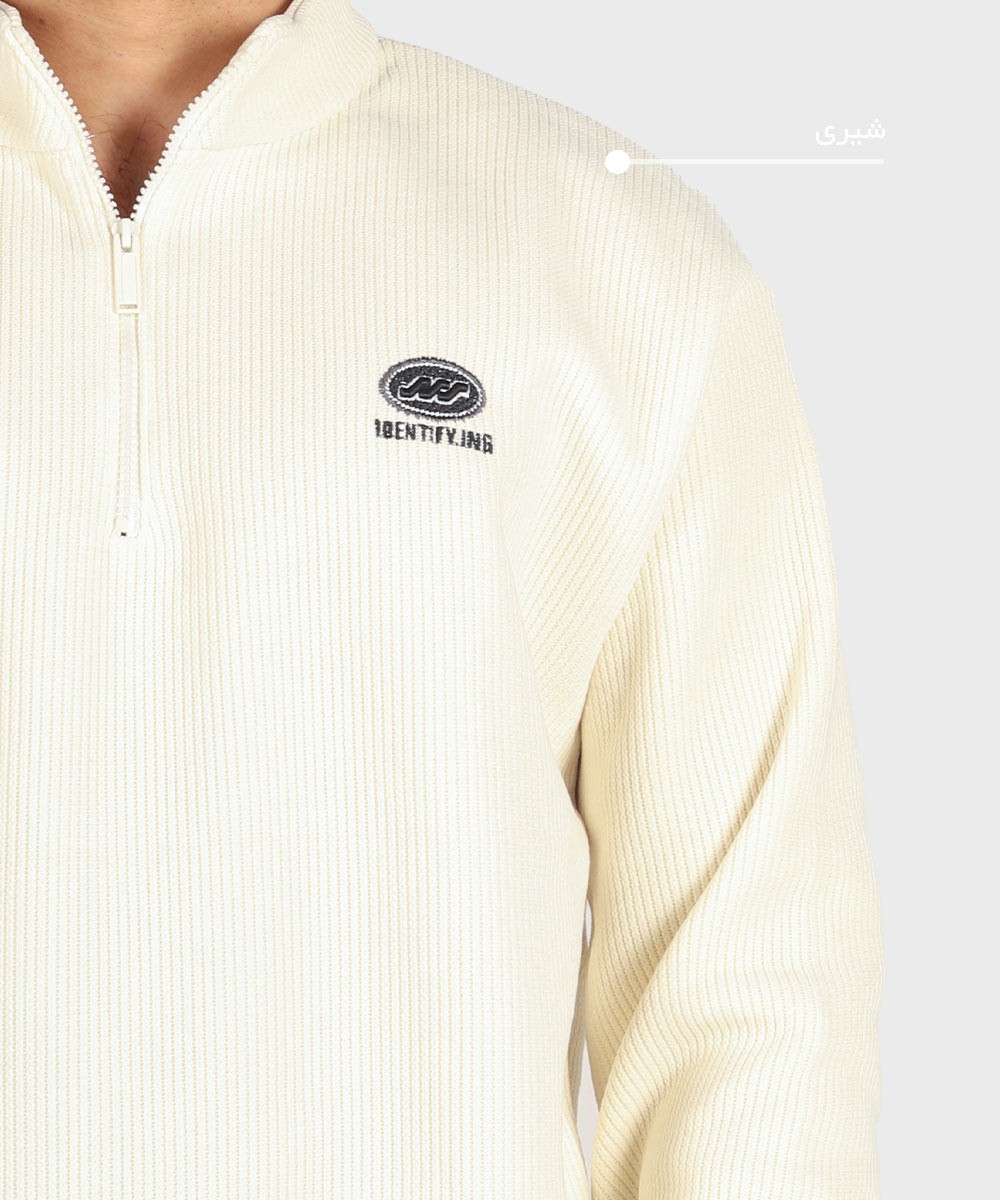           شیری مشکی عسلی خاکی پاییزه پلیور 6094  - تصویر 6