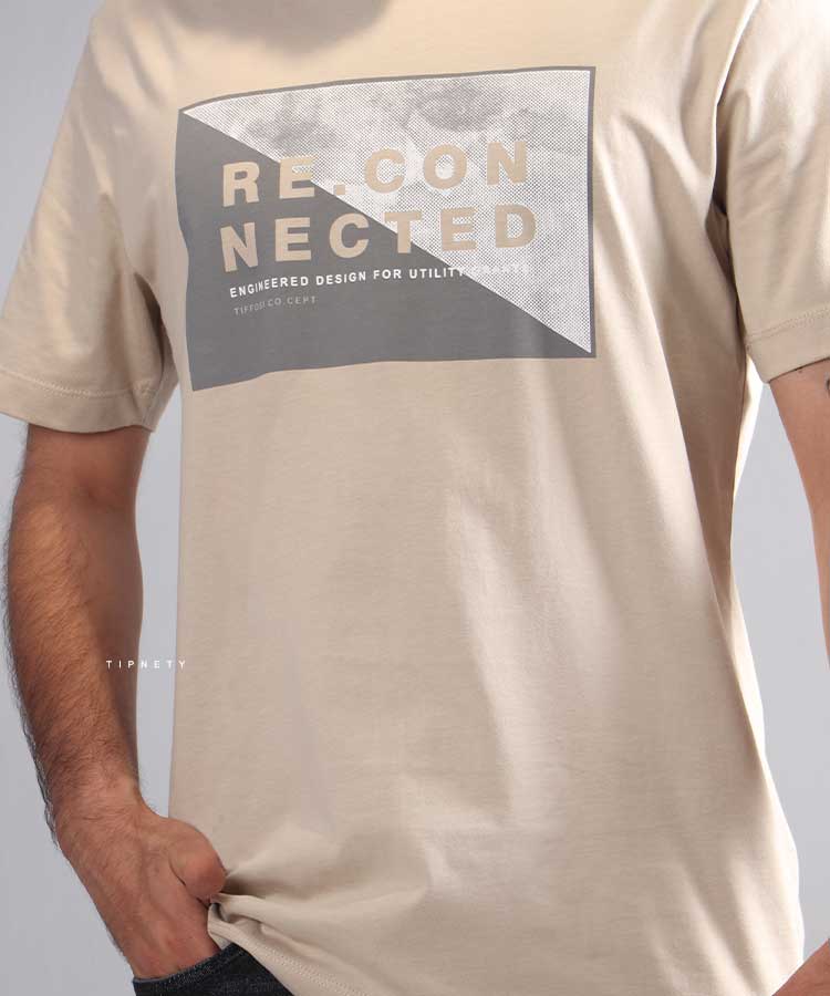 تیشرت طرح دار مردانه ری کانکت 1168