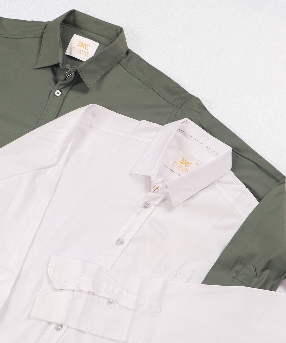 پیراهن مردانه آستین بلند ساده 0671