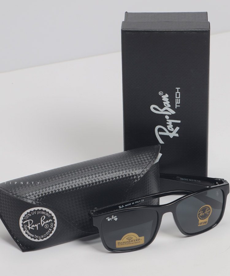             مشکی قهوه ای عینک آفتابی 4342  - تصویر 7