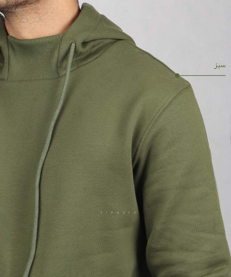                                                                                                                                                                                                 مشکی طوسی خردلی استخوانی سبز پاییزه هودی 1214  - تصویر 6