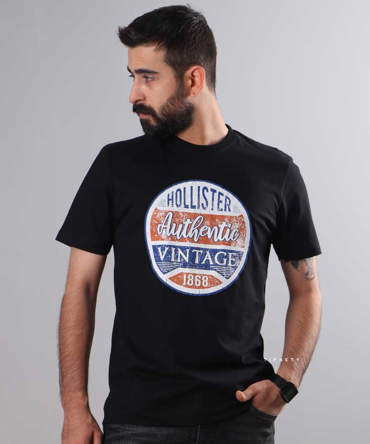 تیشرت طرح دار مردانه وینتیج 1180