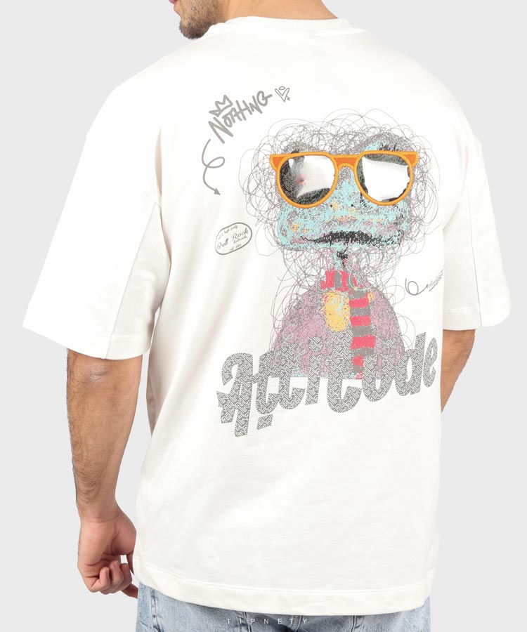                                     مشکی شیری تیشرت لش 1606  - تصویر 8