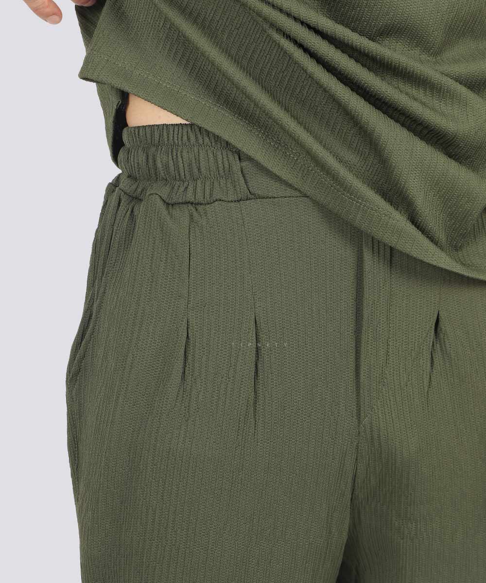     سورمه ای کرم لجنی یشمی راحتی ست 2045  - تصویر 10