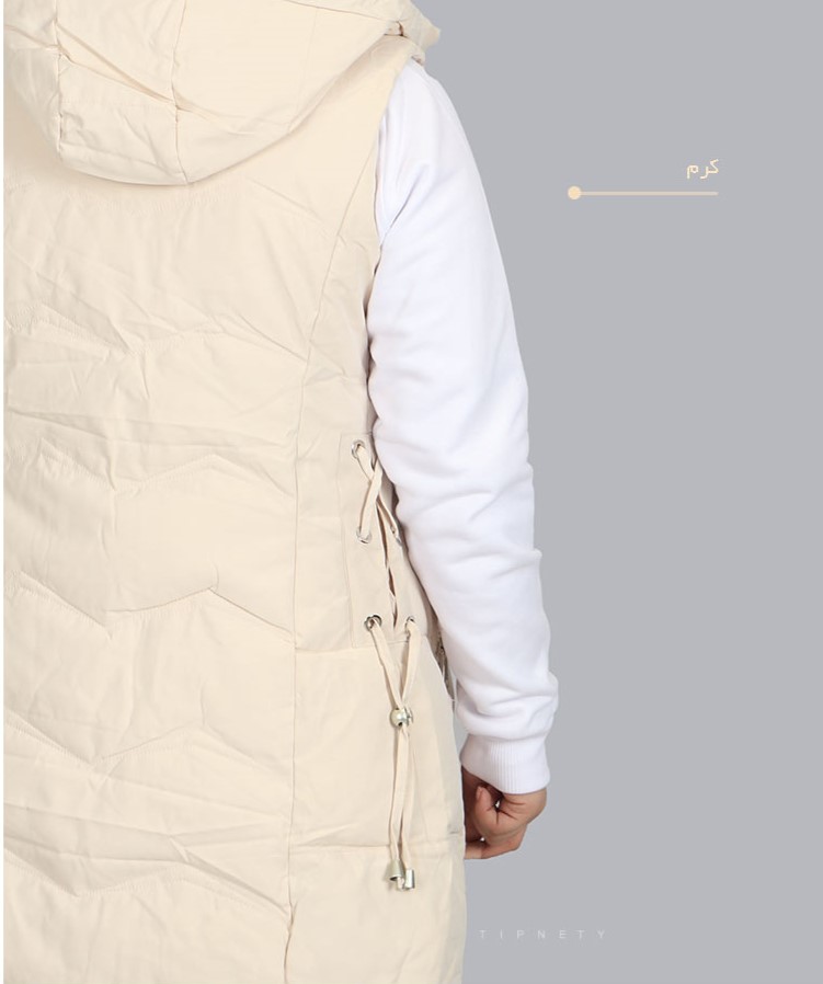                                                                                                                                                                                               مشکی کرم خاکی سبز زمستانه کاپشن 9601  - تصویر 6