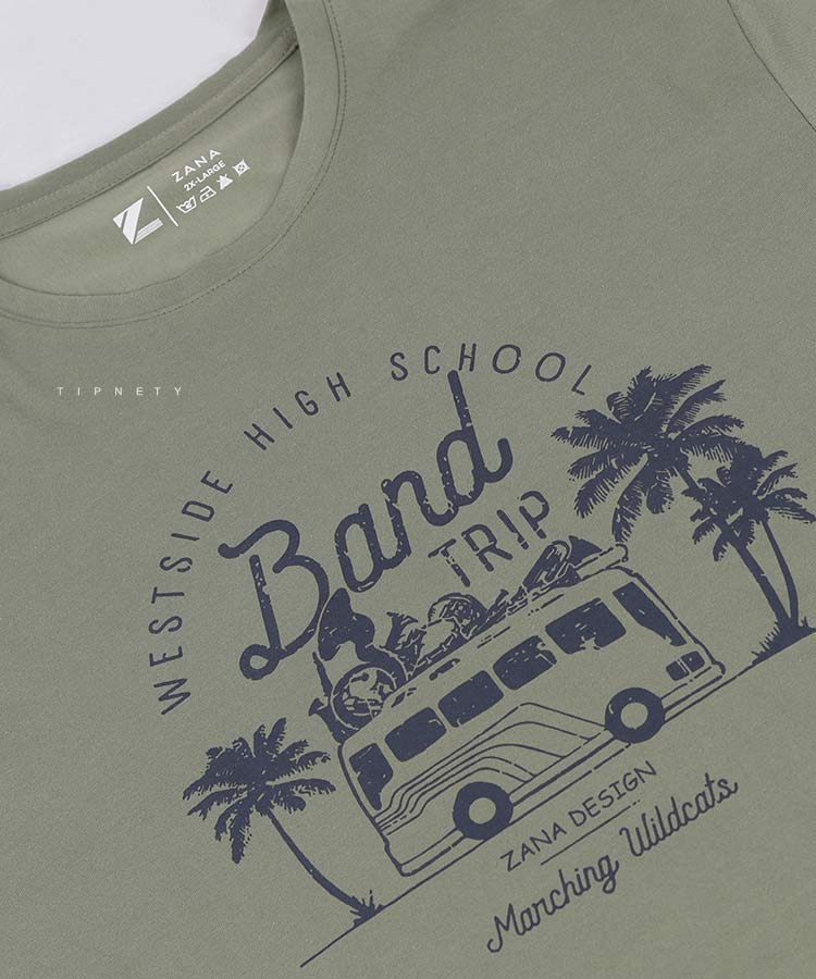 تیشرت طرح دار مردانه 1182