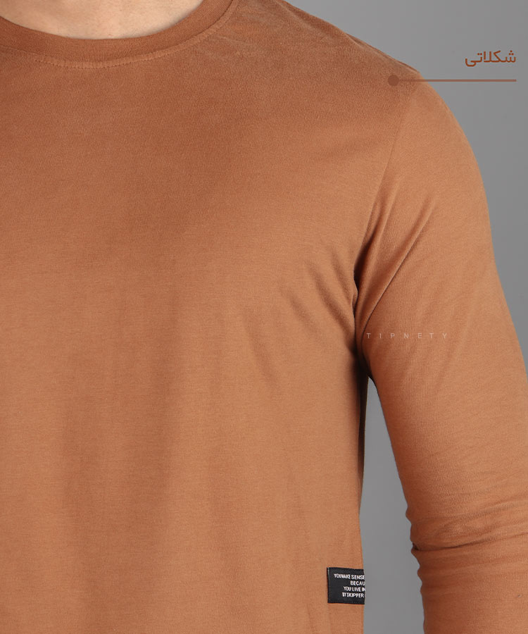                                                                                                                                                                                                                                                                                                                                                                                                                                                                                                                                                                                                                                                                                                                                       سفید آبی روشن خردلی سورمه ای مشکی طوسی سبز یاسی شکلاتی آجری آبی تیره نفتی ملانژ صدری یشمی پرتقالی صورتی مات فرمی شتری کرم پاییزه تیشرت 5172  - تصویر 10