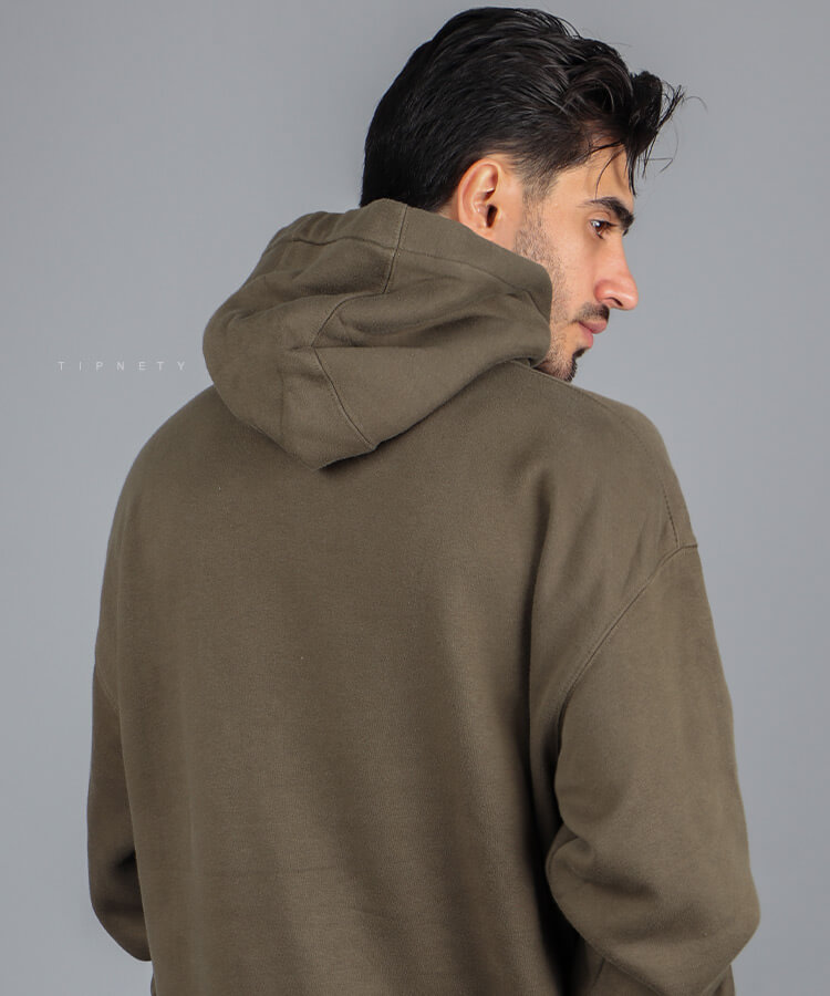                               زیتونی لجنی پاییزه هودی 6027  - تصویر 3