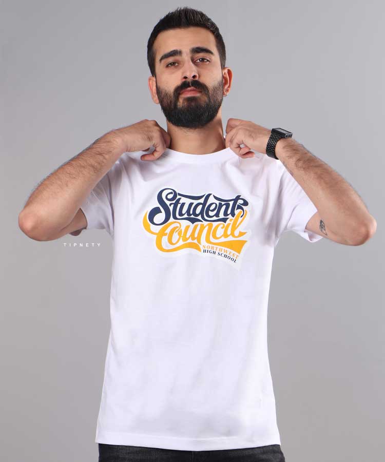 تیشرت طرح دار مردانه 1181