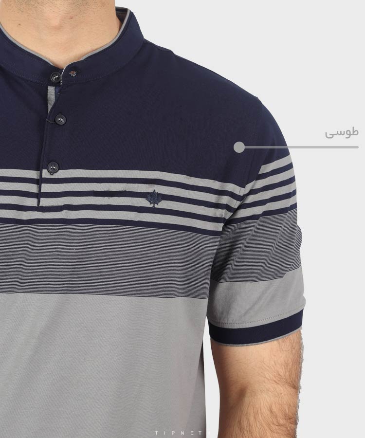                         سورمه ای سبز تیشرت یقه دار 7815  - تصویر 4