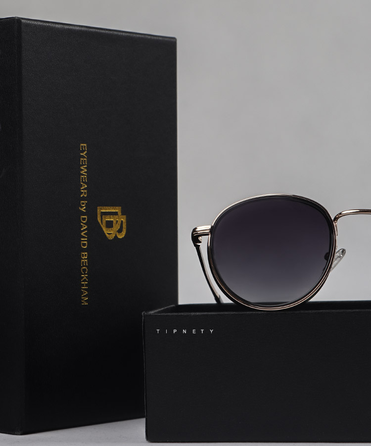                         قهوه ای طلایی عینک آفتابی 1033  - تصویر 5