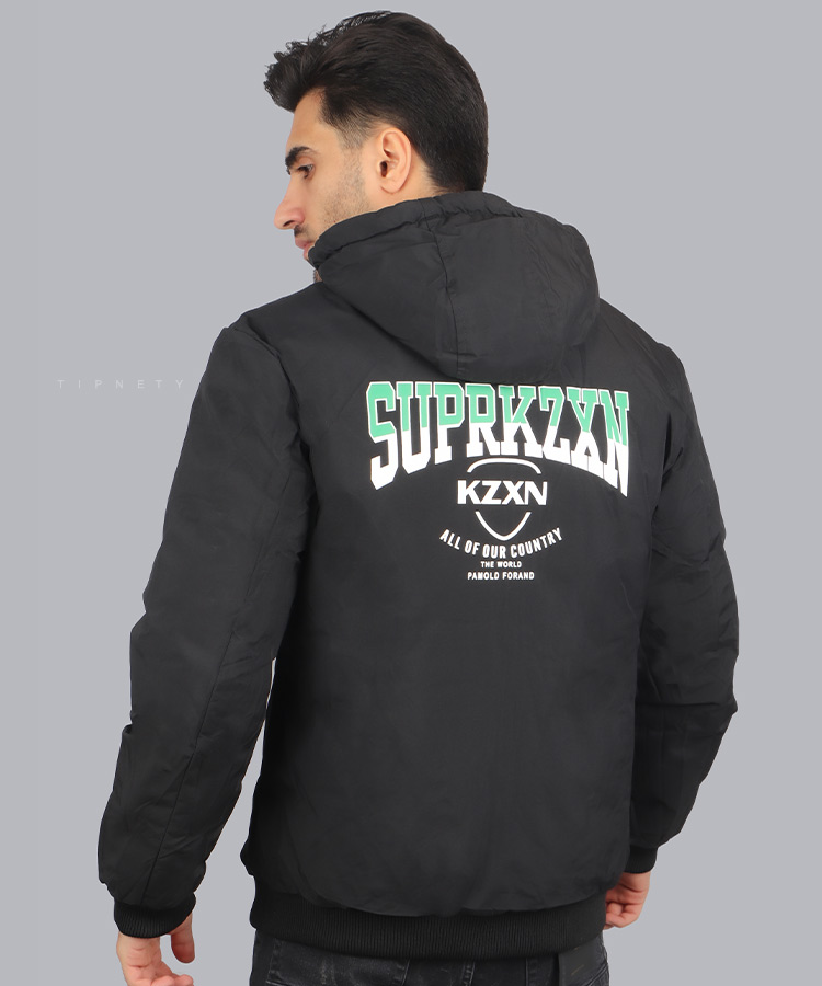                                                                                                                                                                 سبز خاکی سفید مشکی زمستانه کاپشن 0137  - تصویر 15