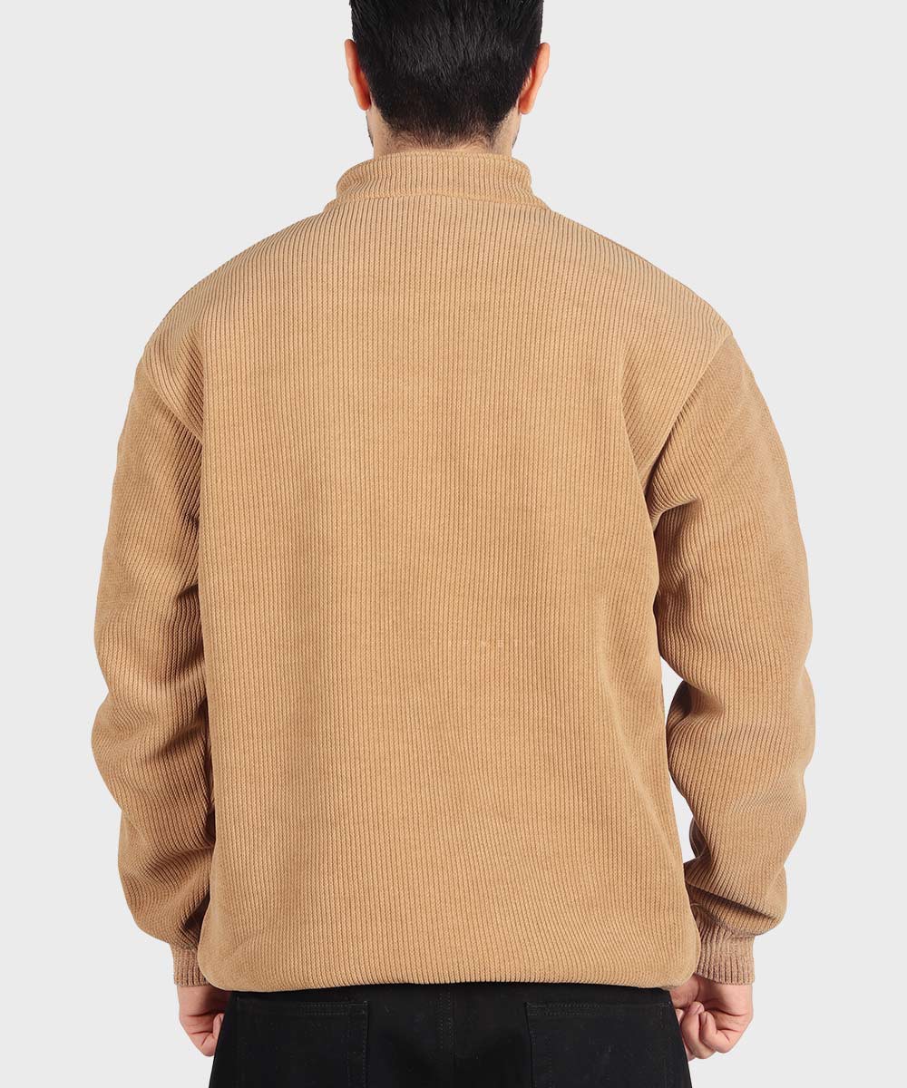           شیری مشکی عسلی خاکی پاییزه پلیور 6094  - تصویر 20