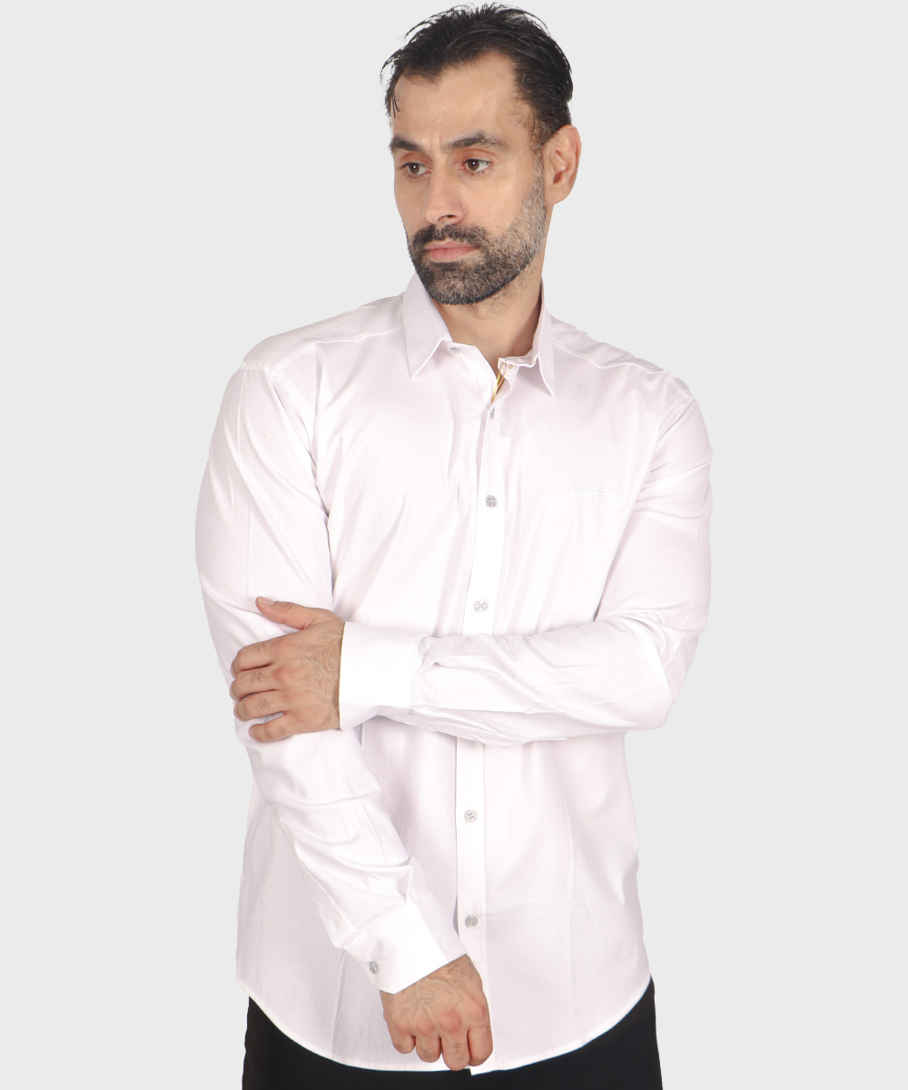                                                         طوسی تیره سورمه ای آبی روشن طوسی روشن سفید لجنی پیراهن آستین بلند فیت 0671  - تصویر 16