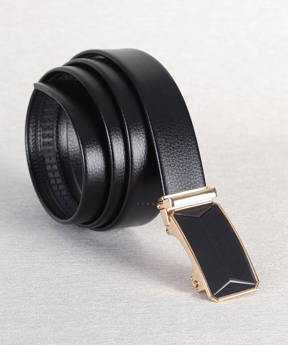 کمربند ریلی مردانه مشکی مستطیلی 1388