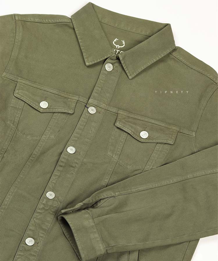 کت کتان مردانه دو جیب مدل باکسی 5229