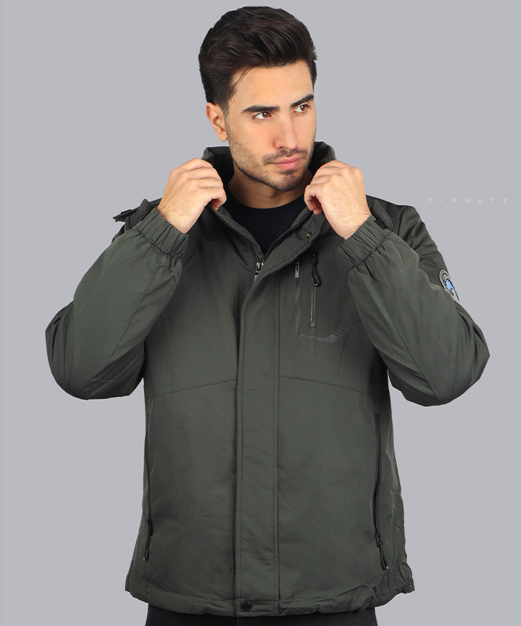                                                                                                               زرد سورمه ای مشکی سبز زمستانه کاپشن 3012  - تصویر 3