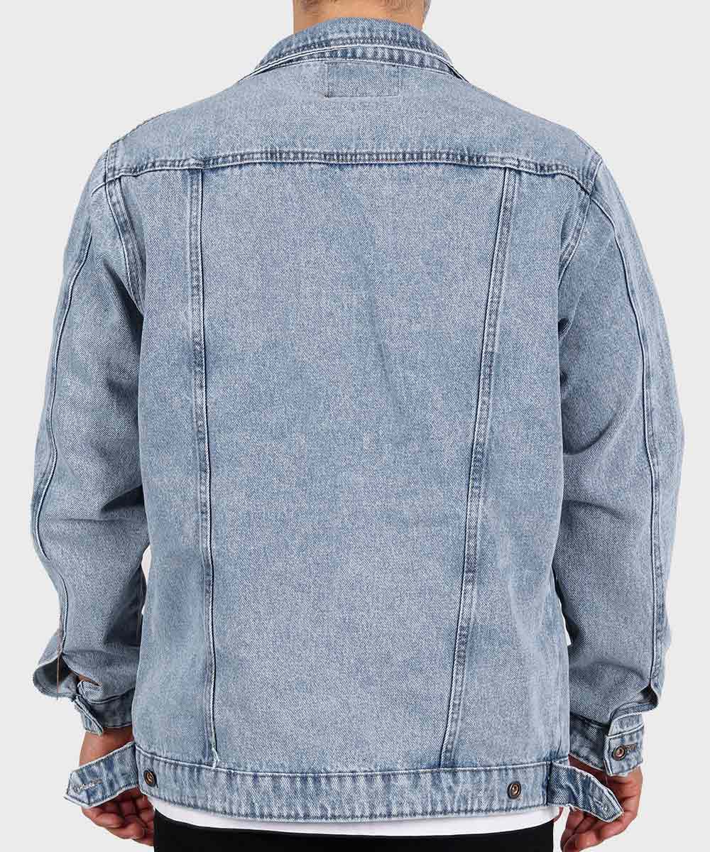         آبی روشن زمستانه کت جین 0205  - تصویر 6