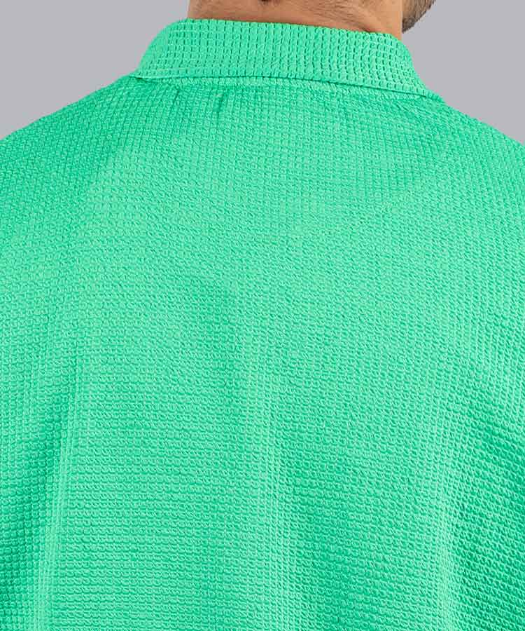                                                                                                                                             طوسی کرم سبز شارپ مشکی سفید زیتونی تیشرت یقه دار 2217  - تصویر 4