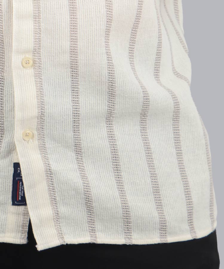 پیراهن مردانه آستین بلند راه راه 5219