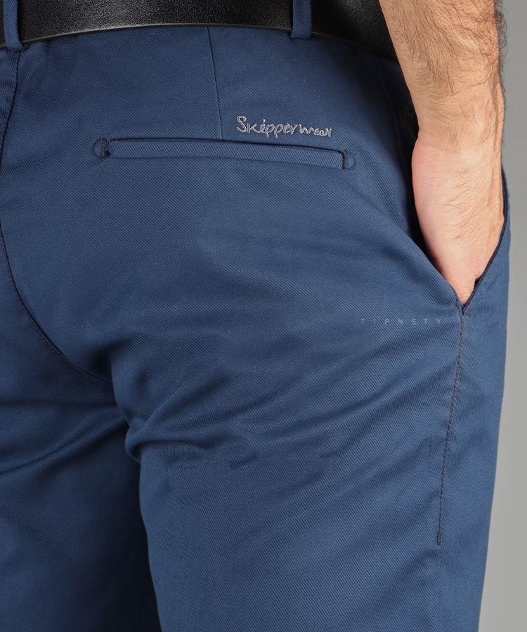 شلوار کتان پیله دار مردانه اسپرت 3172