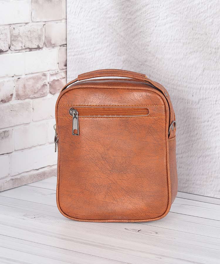 عسلی مشکی کیف دوشی 0227  - تصویر 3