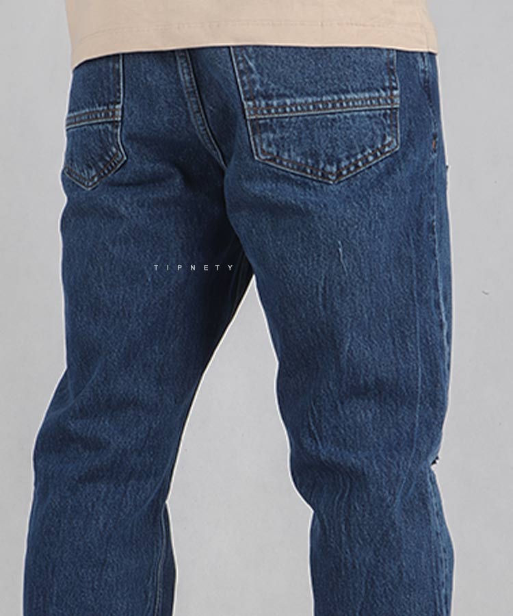                                         آبی تیره شلوار جین مام استایل 5013  - تصویر 4