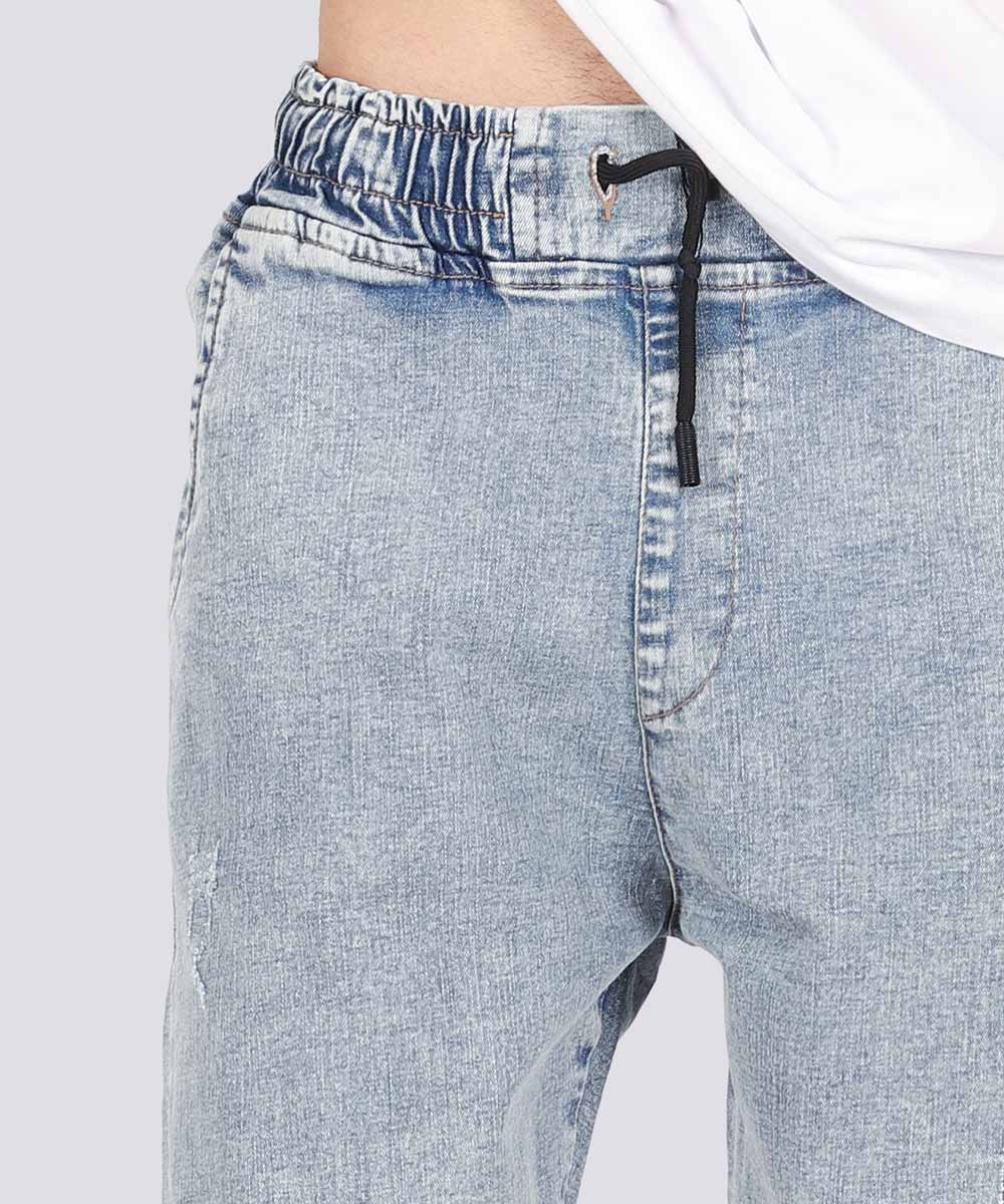         یخی             یخی     نوک مدادی سورمه ای طوسی   یخی آبی شلوار جین اسلش 4148  - تصویر 3